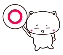 Contrary Cat sticker #2153428