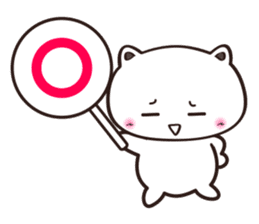 Contrary Cat sticker #2153428