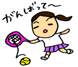 Let's play tennis! sticker #2153734