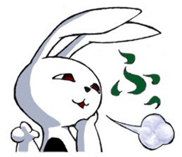 wicked rabbit & pure rabbit sticker #2153889