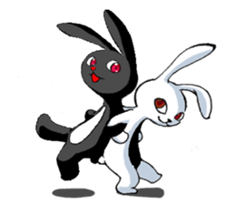 wicked rabbit & pure rabbit sticker #2153911