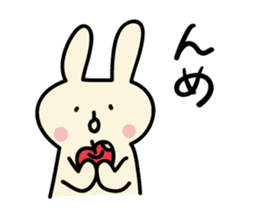 Akita dialects Sticker of rabbit sticker #2155173