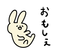 Akita dialects Sticker of rabbit sticker #2155180