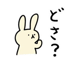 Akita dialects Sticker of rabbit sticker #2155183