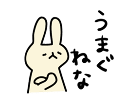 Akita dialects Sticker of rabbit sticker #2155184