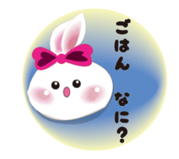Snow rabbit ~To mom~ sticker #2155233