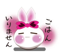 Snow rabbit ~To mom~ sticker #2155234