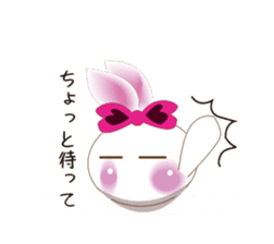 Snow rabbit ~To mom~ sticker #2155250