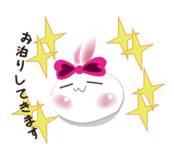 Snow rabbit ~To mom~ sticker #2155258