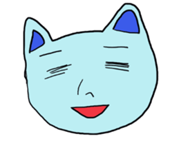 BlueHumanCat sticker #2155276