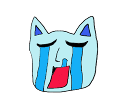 BlueHumanCat sticker #2155281