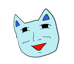 BlueHumanCat sticker #2155305