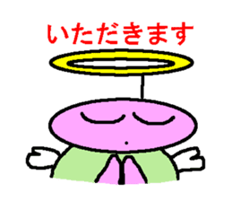 Is it an angel and the devil? sticker #2155407