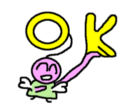 Is it an angel and the devil? sticker #2155411