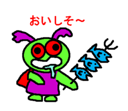 Is it an angel and the devil? sticker #2155414