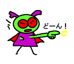 Is it an angel and the devil? sticker #2155422