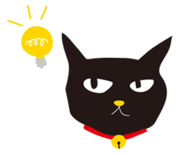 black cat Sankurou sticker #2156100