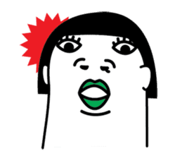 Madam Verde Green sticker #2156214