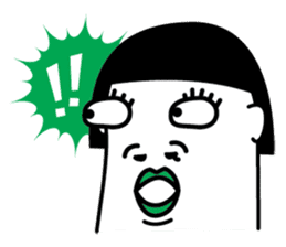 Madam Verde Green sticker #2156230