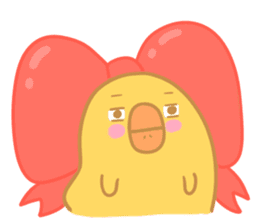 Yellow Cute Chick sticker #2156753