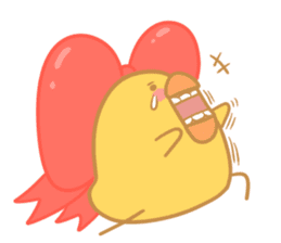 Yellow Cute Chick sticker #2156754