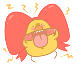 Yellow Cute Chick sticker #2156755