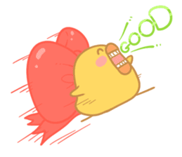 Yellow Cute Chick sticker #2156759