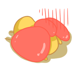 Yellow Cute Chick sticker #2156765