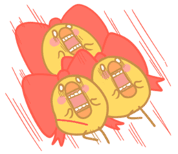 Yellow Cute Chick sticker #2156767
