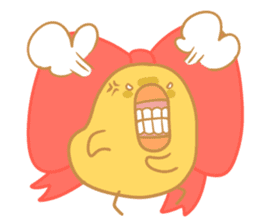 Yellow Cute Chick sticker #2156772