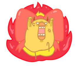 Yellow Cute Chick sticker #2156773