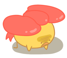 Yellow Cute Chick sticker #2156778