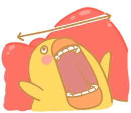 Yellow Cute Chick sticker #2156779