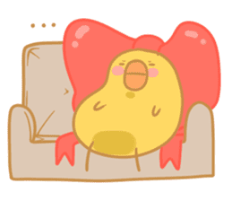 Yellow Cute Chick sticker #2156785
