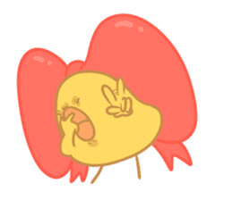 Yellow Cute Chick sticker #2156789