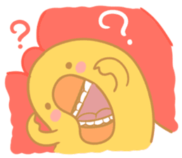 Yellow Cute Chick sticker #2156791