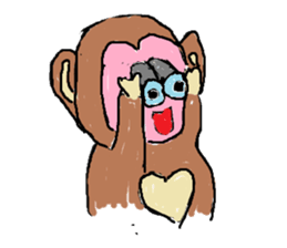 lovemonkey sticker #2157740