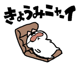 Sticker of chubby cat for Cat language. sticker #2158140