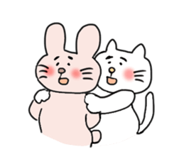 Cat, Rabit, and more sticker #2158356