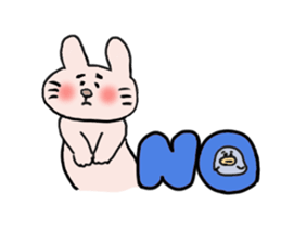 Cat, Rabit, and more sticker #2158390