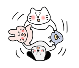 Cat, Rabit, and more sticker #2158391