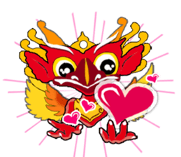 Balinese God's Bird Garuda (Red Ver.) sticker #2158516