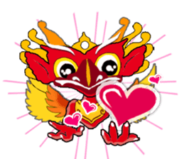 Balinese God's Bird Garuda (Red Ver.) sticker #2158516