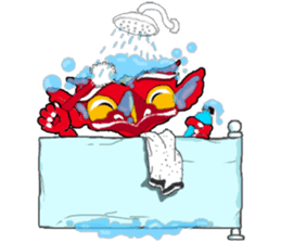 Balinese God's Bird Garuda (Red Ver.) sticker #2158520