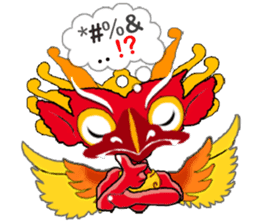 Balinese God's Bird Garuda (Red Ver.) sticker #2158522