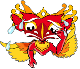 Balinese God's Bird Garuda (Red Ver.) sticker #2158523