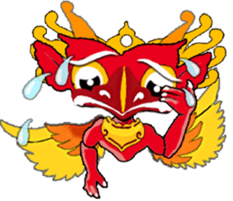 Balinese God's Bird Garuda (Red Ver.) sticker #2158523