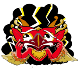 Balinese God's Bird Garuda (Red Ver.) sticker #2158526
