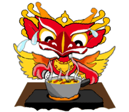 Balinese God's Bird Garuda (Red Ver.) sticker #2158529