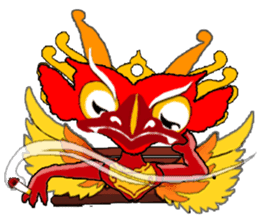 Balinese God's Bird Garuda (Red Ver.) sticker #2158533